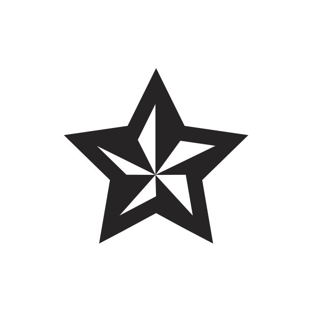 黑色星星矢量图标图片下载