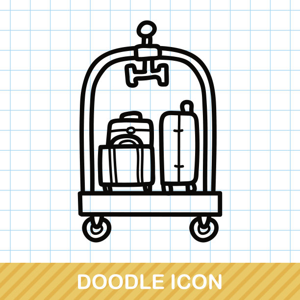 手提箱涂鸦图片下载