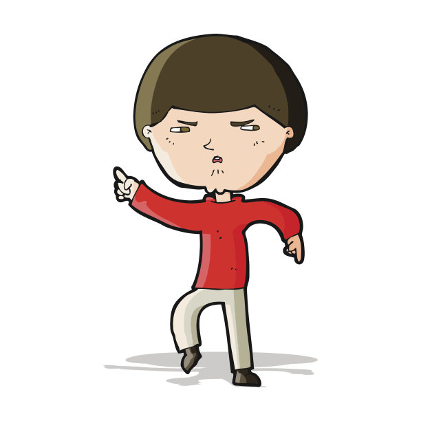 卡通生气男人图片下载