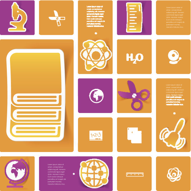 教育贴纸信息图片下载