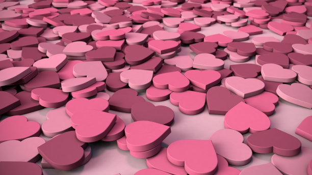 抽象的心背景图片下载