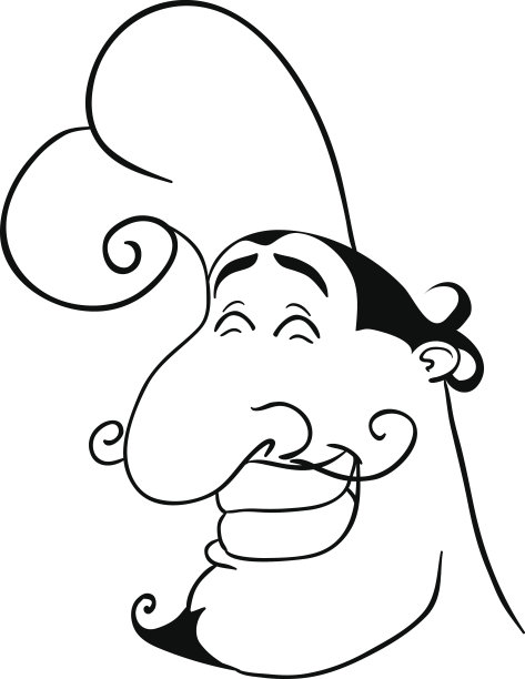 厨师微笑的脸图片下载