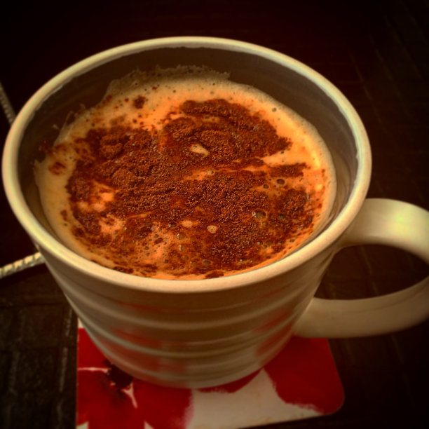 卡布奇诺咖啡在家里图片下载