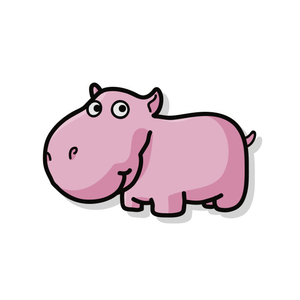 河马涂鸦图片下载