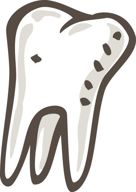 三根白牙图片下载