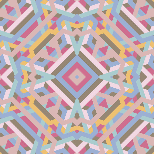 抽象几何背景，立体主义，未来主义，粉彩图片下载