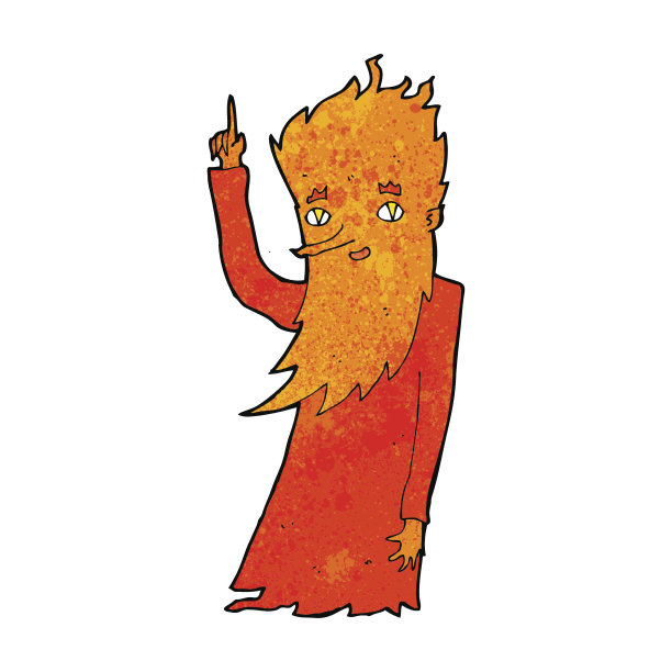 卡通火灵图片下载