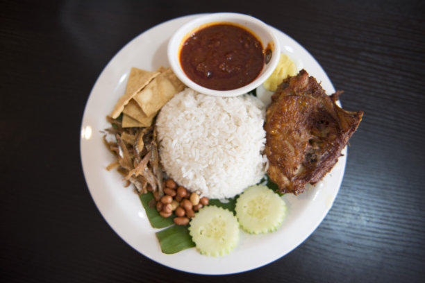 马来西亚国家美食的“炒饭”图片下载