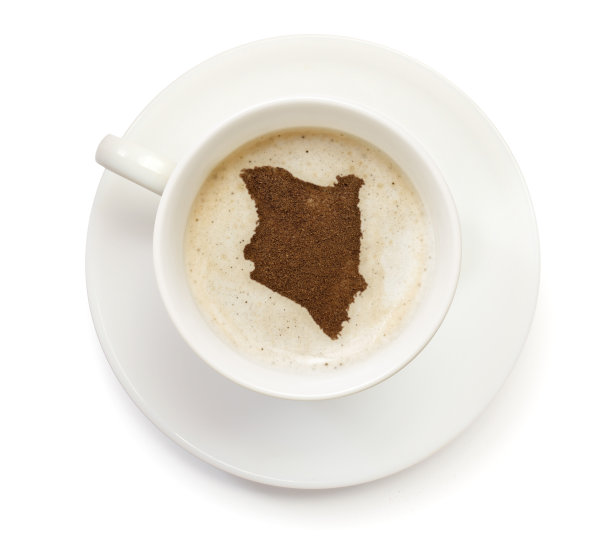 肯尼亚形状的粉末咖啡杯图片下载