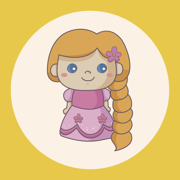 童话公主主题元素图片下载