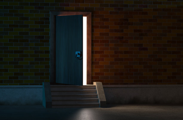 开着的门图片下载