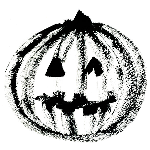 黑色南瓜插图图片下载