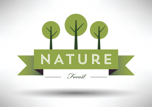 树图标与排版设计图片下载