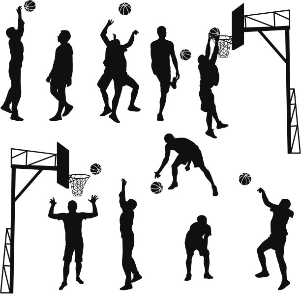 男人打篮球图片下载