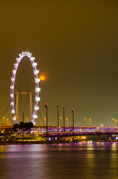 新加坡摩天观景轮图片下载