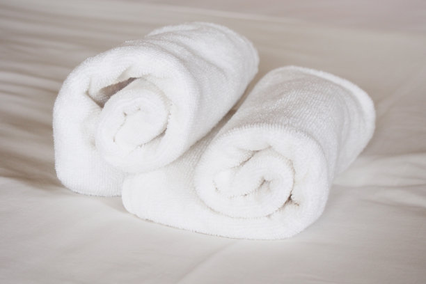 白色毛巾滚图片下载