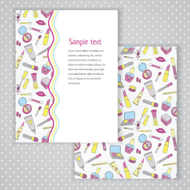 化妆品模式图片下载