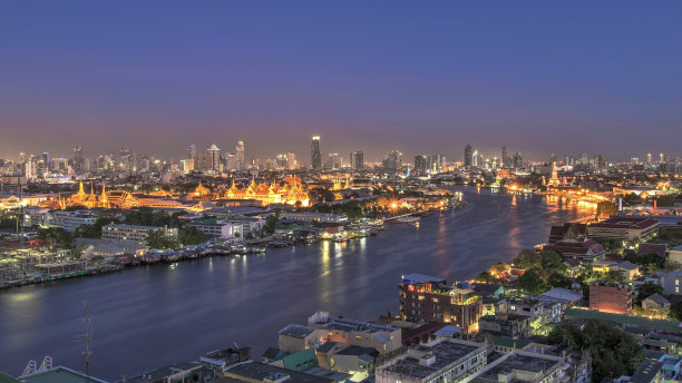 位于朝阳河旁的大皇宫图片下载