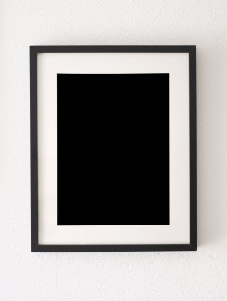 空的黑色框架图片下载