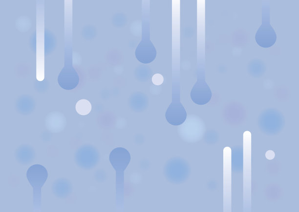 蓝色雨背景图片下载