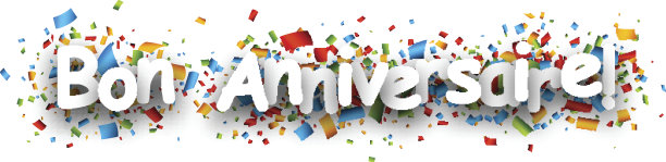 生日快乐纸面横幅。图片下载