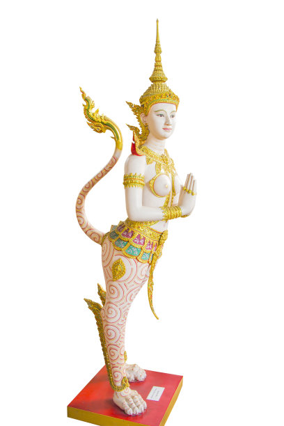 金娜丽天使雕塑在曼谷国家博物馆图片下载