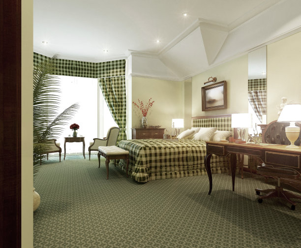 经典的卧室室内图片下载