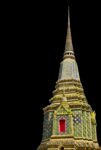 塔，卧佛寺或卧佛寺，曼谷，泰国图片下载