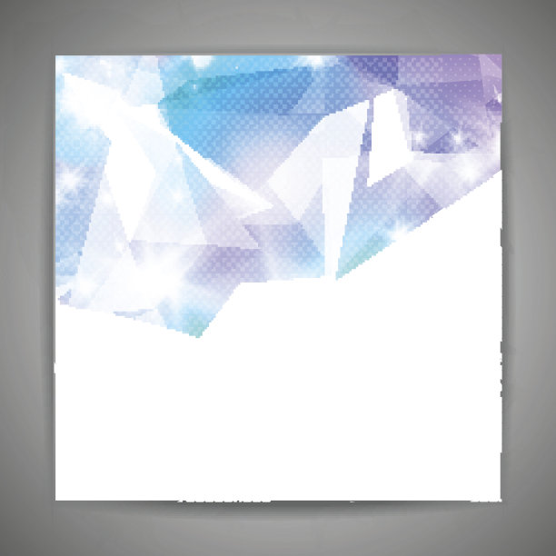 抽象三维几何蓝色背景。图片下载