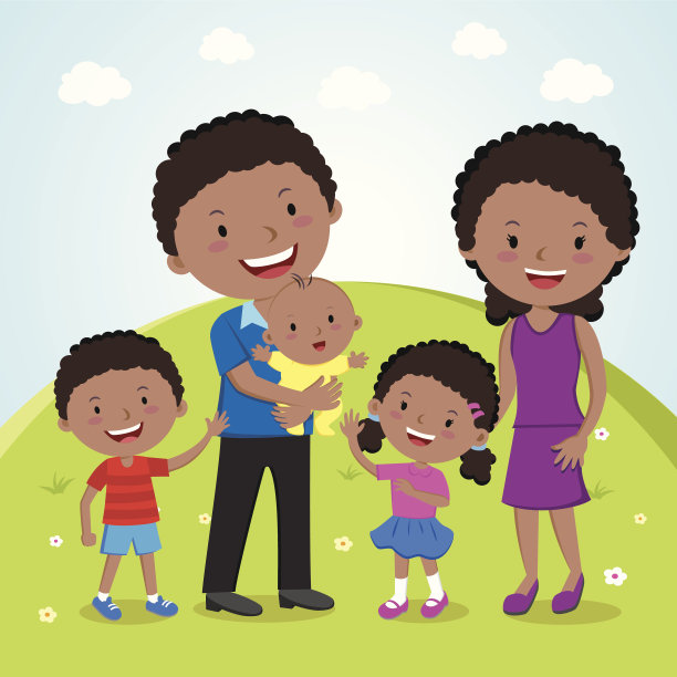 家庭户外肖像图片下载