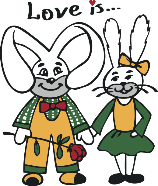 可爱的兔子图片下载