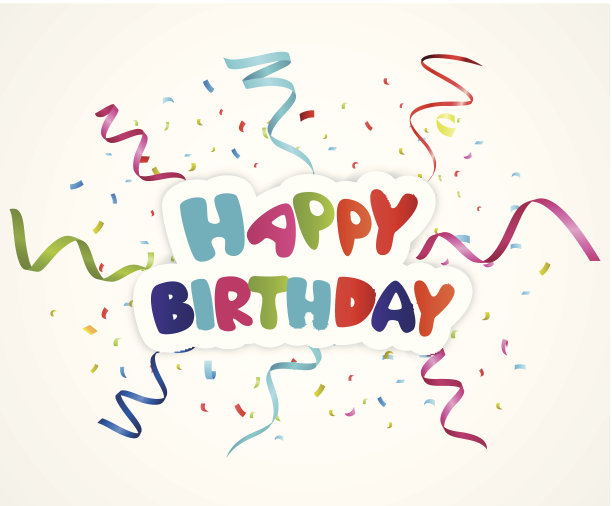 带丝带的生日贺卡图片下载