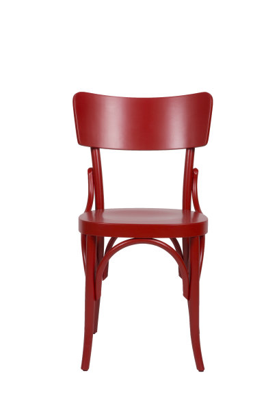 红色的木制椅子图片下载