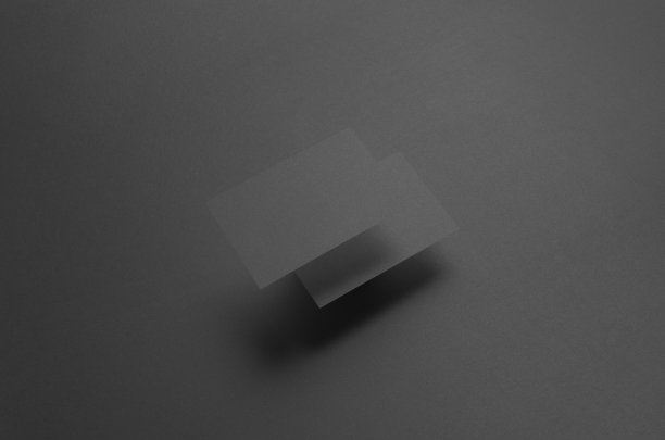 黑色名片模型(85x55mm)图片下载