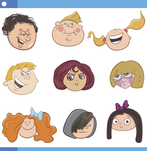 儿童卡通人物设定图片下载