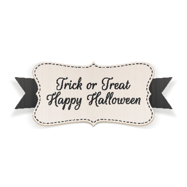 不给糖就捣蛋的万圣节横幅图片下载