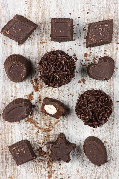自制的巧克力糖果图片下载