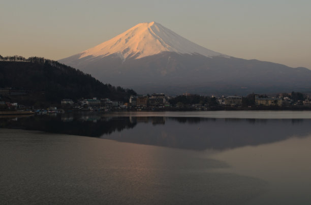 富士山和川口湖图片下载