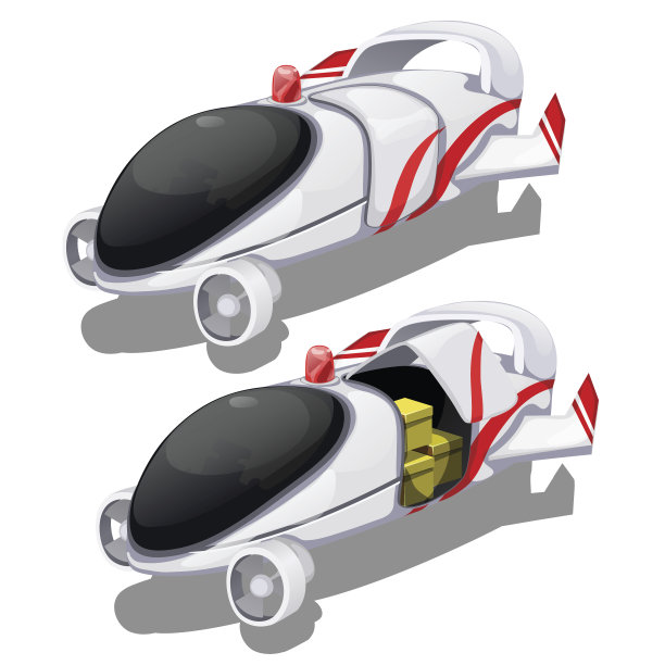 潜艇救护车孤立图片下载