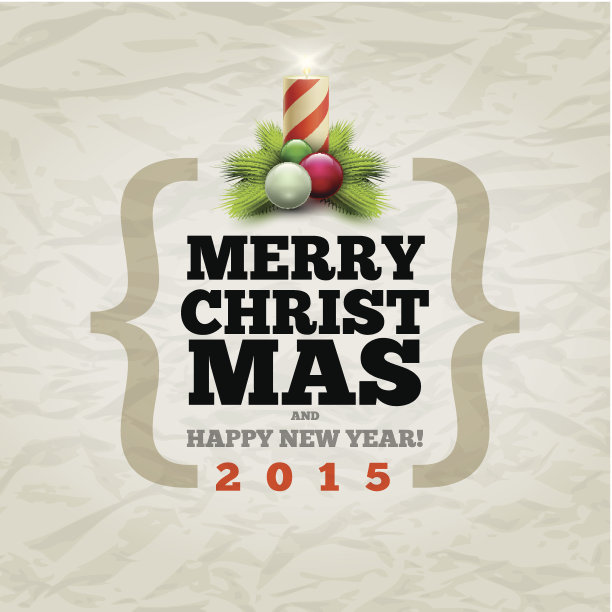 现代圣诞贺卡图片下载