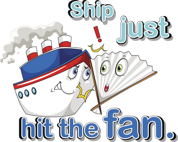 船刚刚撞到风扇图片下载