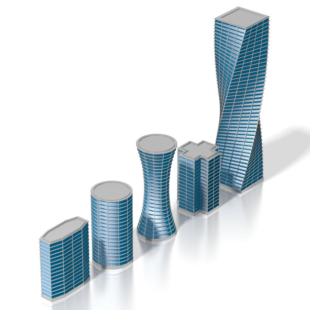 3 d的摩天大楼图片下载