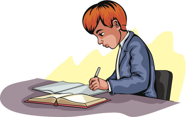 小男孩写的图片下载