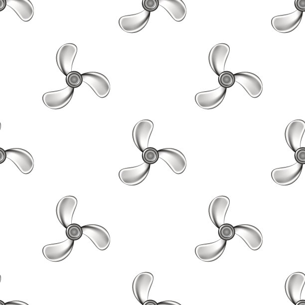 风扇与三叶片无缝模式图片下载