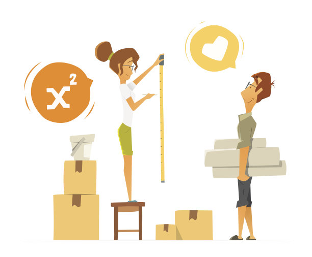 两人结为幸福的小家庭。平房房屋维修图片下载