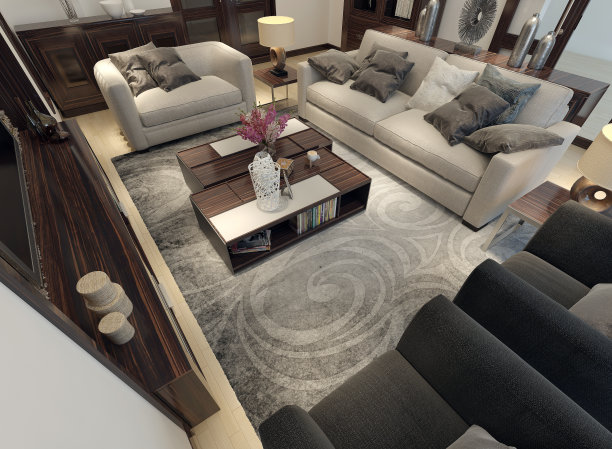 客厅现代风格图片下载