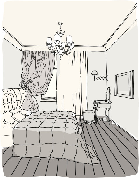 豪华卧室室内图片下载