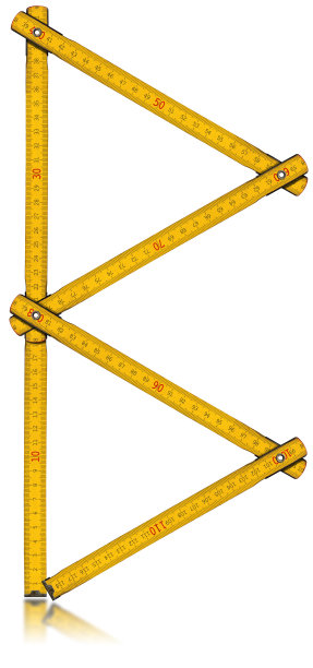 字体B -老黄色米尺图片下载