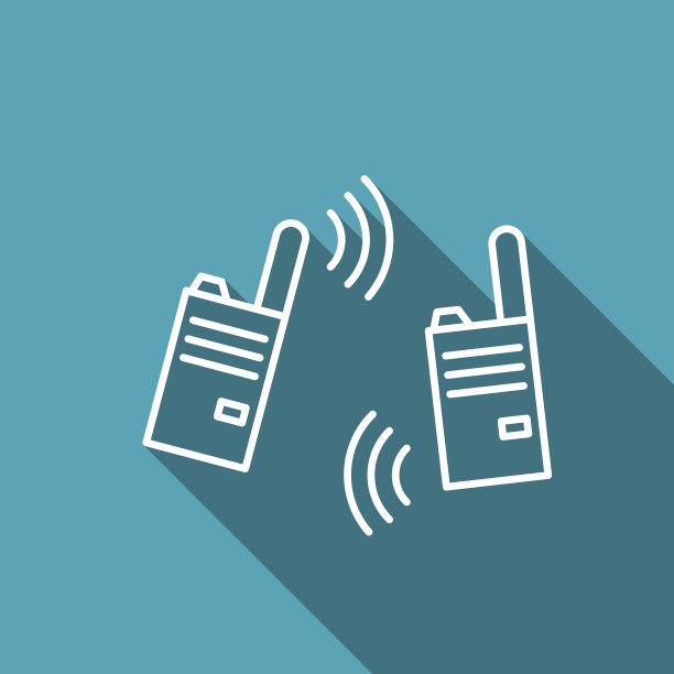 现代无线电的矢量插图图片下载