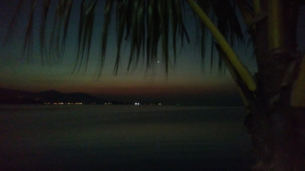 泰国苏梅岛的日落。图片下载